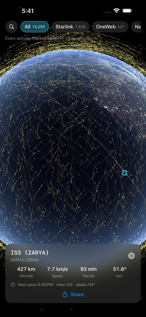 Satellite Tracker screenshot 2