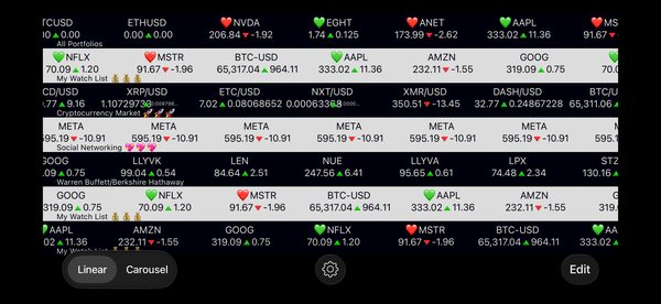 Stocks Tape screenshot 1